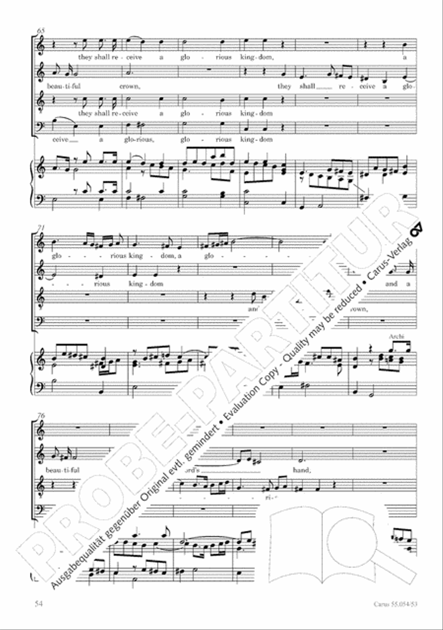 Israel in Egypt - Part I-III 4-Part scores gallery preview page 62