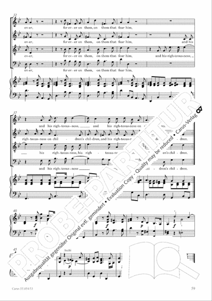 Israel in Egypt - Part I-III 4-Part scores gallery preview page 67