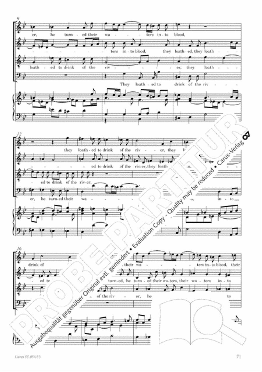 Israel in Egypt - Part I-III 4-Part scores gallery preview page 79