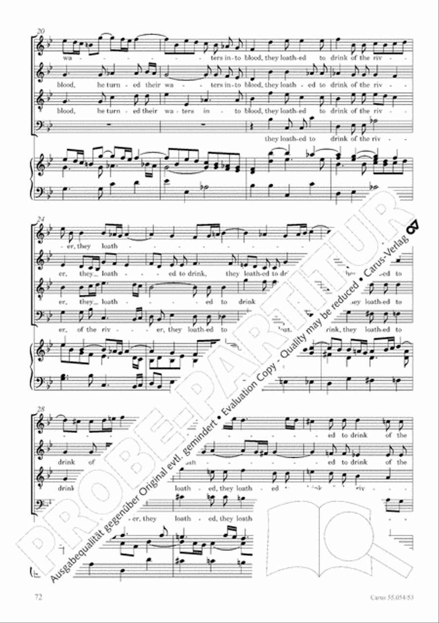 Israel in Egypt - Part I-III 4-Part scores gallery preview page 80