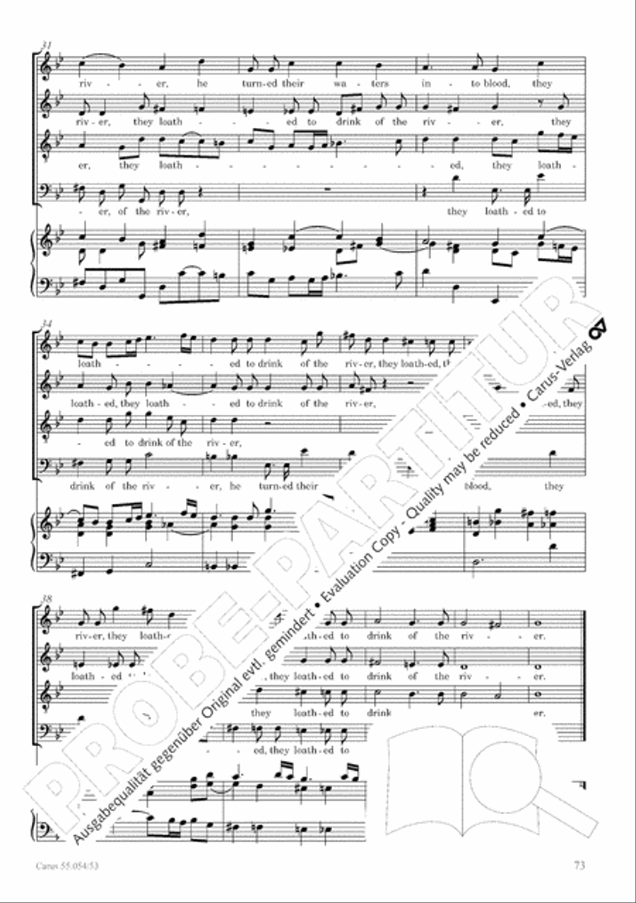 Israel in Egypt - Part I-III 4-Part scores gallery preview page 81