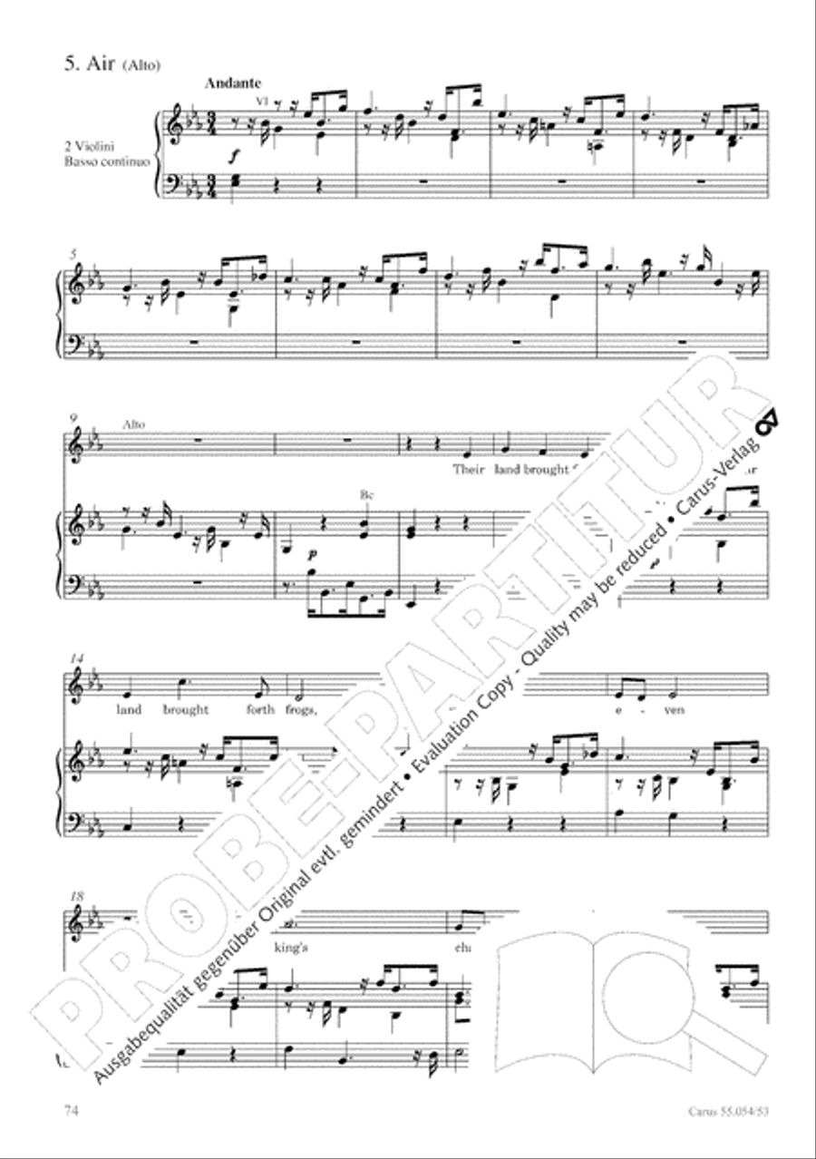 Israel in Egypt - Part I-III 4-Part scores gallery preview page 82