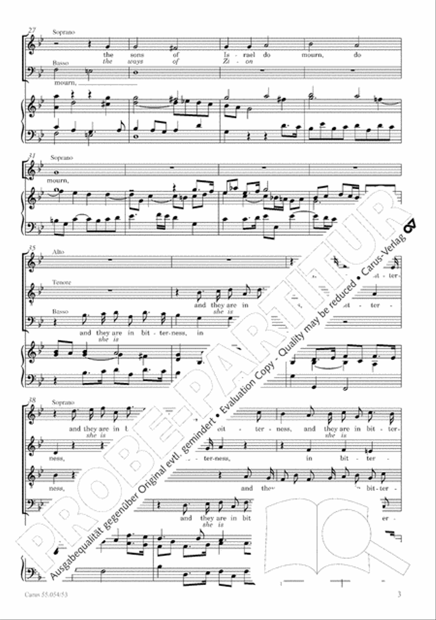 Israel in Egypt - Part I-III 4-Part scores gallery preview page 11