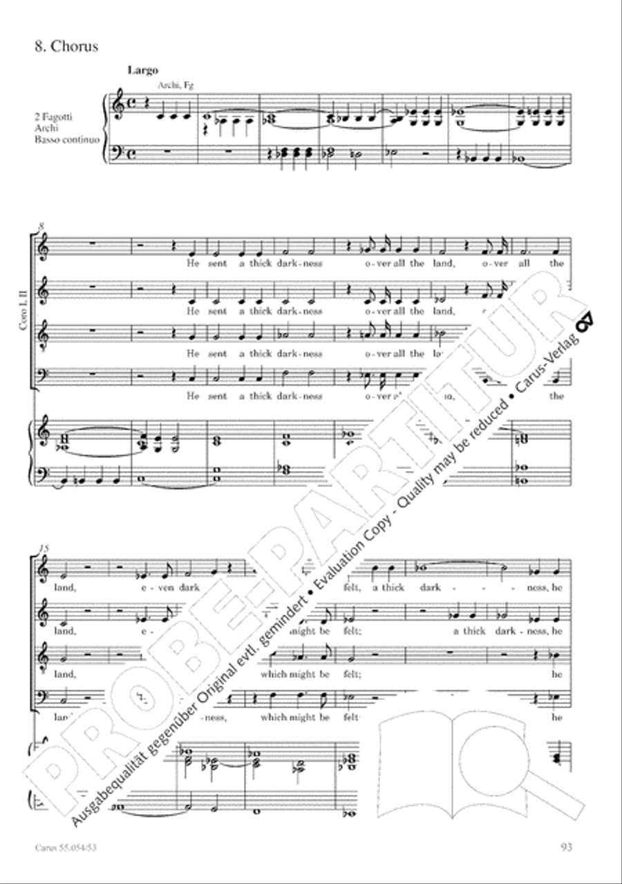 Israel in Egypt - Part I-III 4-Part scores gallery preview page 101