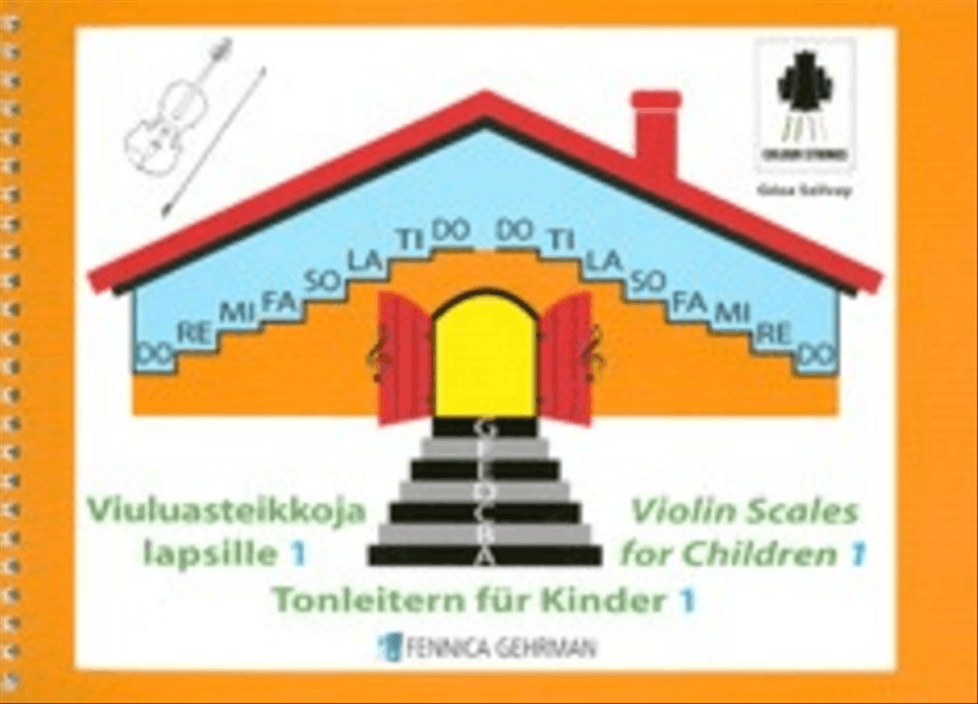 Violin Scales for Children 1 / Viuluasteikkoja lapsille 1 Violin Solo scores gallery preview page 1