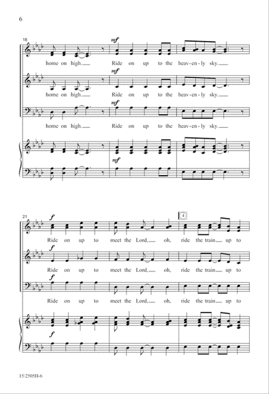 The Glory Train The Glory Train A Cappella scores gallery preview page 7