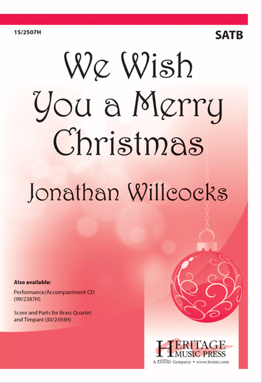 We Wish You a Merry Christmas 4-Part scores gallery preview page 1