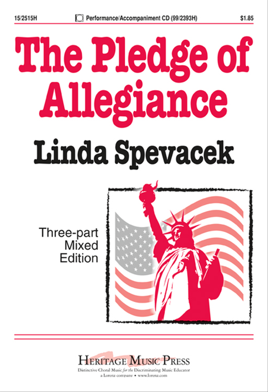 The Pledge of Allegiance The Pledge of Allegiance 3-Part scores gallery preview page 1