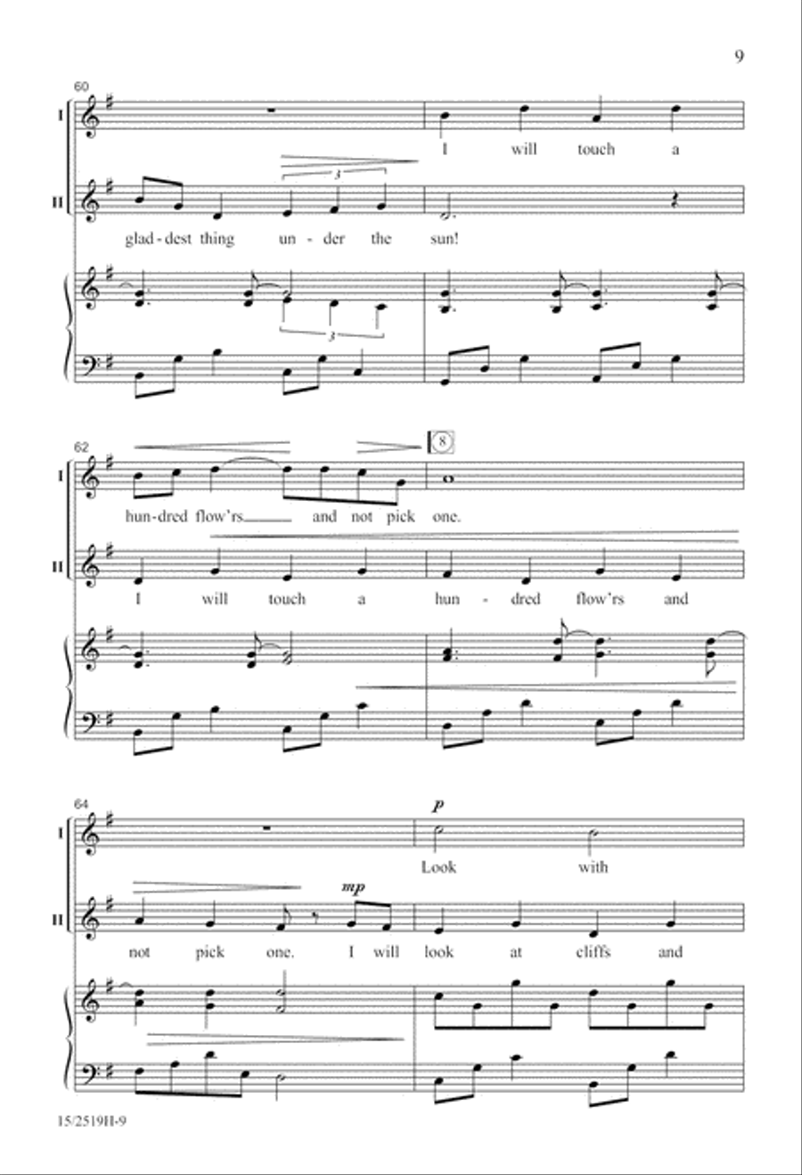 Afternoon on a Hill Afternoon on a Hill 2-Part scores gallery preview page 10