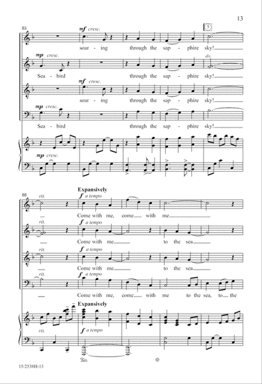 Beachcombers Beachcombers 4-Part scores gallery preview page 14