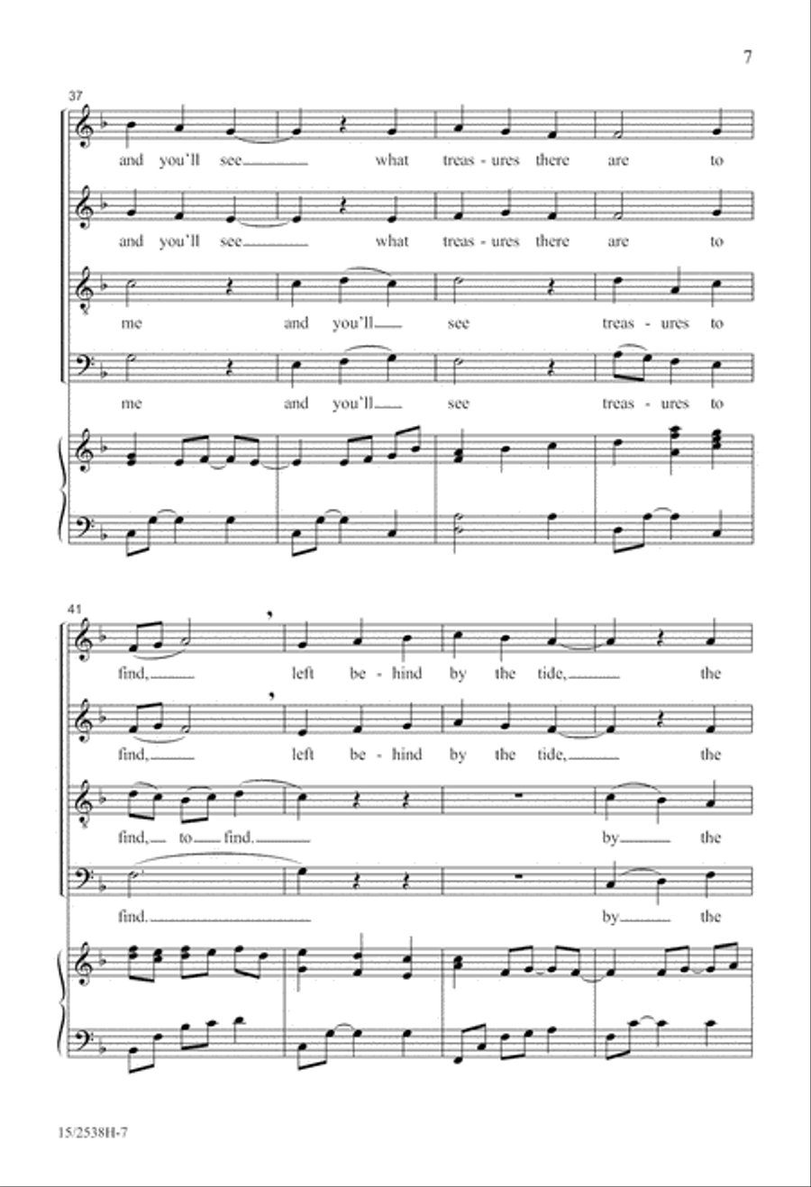 Beachcombers Beachcombers 4-Part scores gallery preview page 8