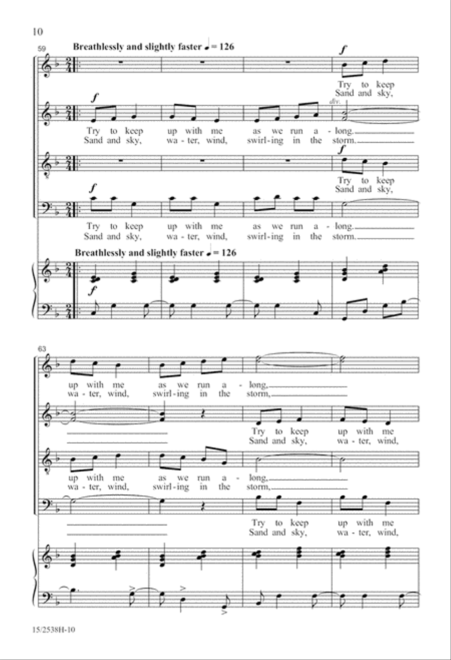 Beachcombers Beachcombers 4-Part scores gallery preview page 11