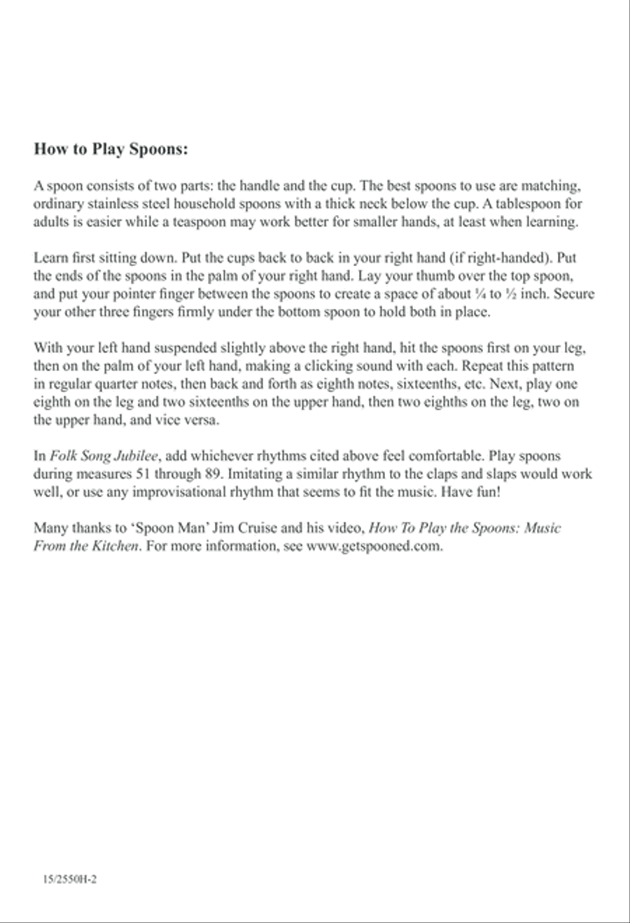 Folk Song Jubilee Folk Song Jubilee 3-Part scores gallery preview page 3