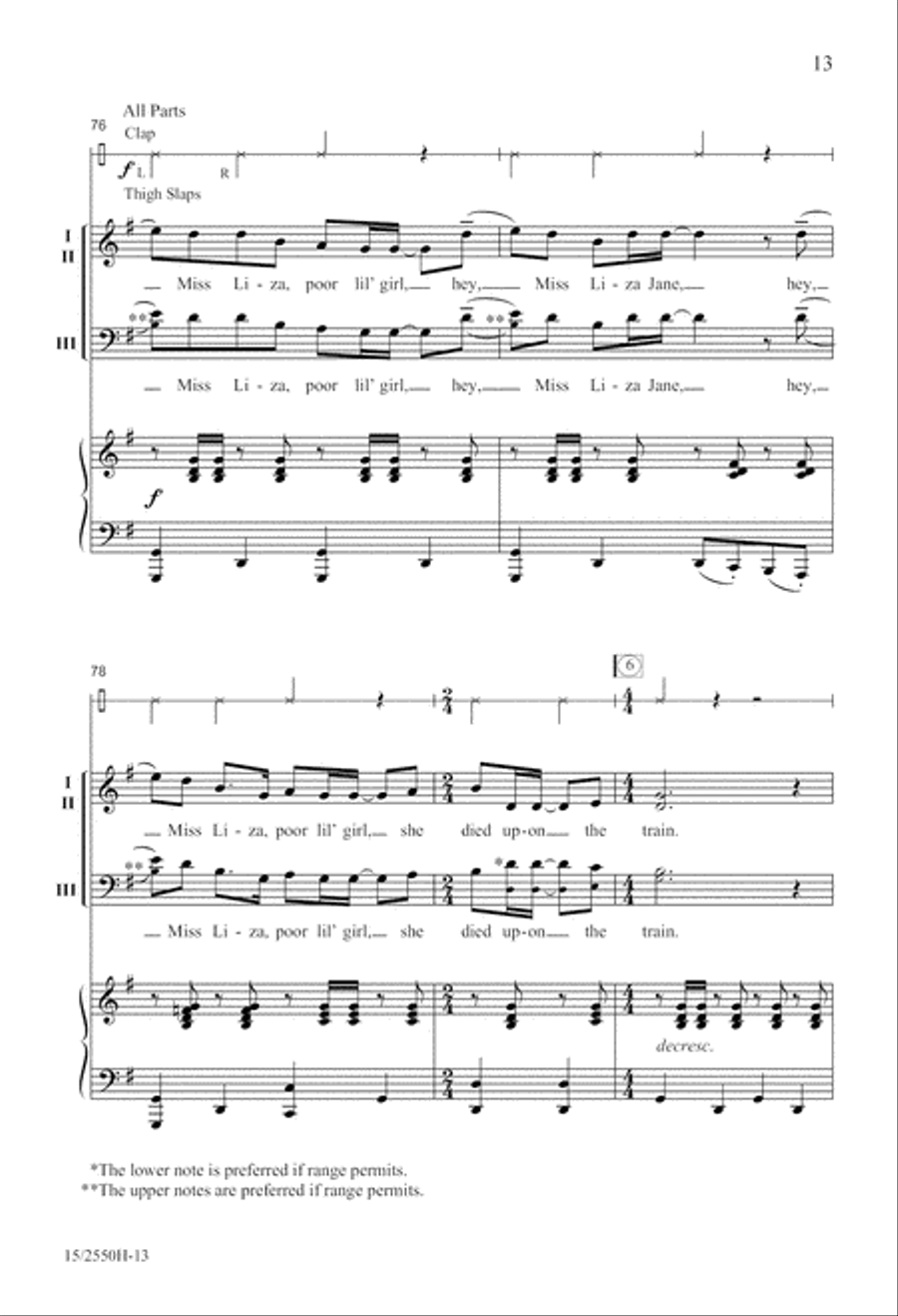 Folk Song Jubilee Folk Song Jubilee 3-Part scores gallery preview page 14