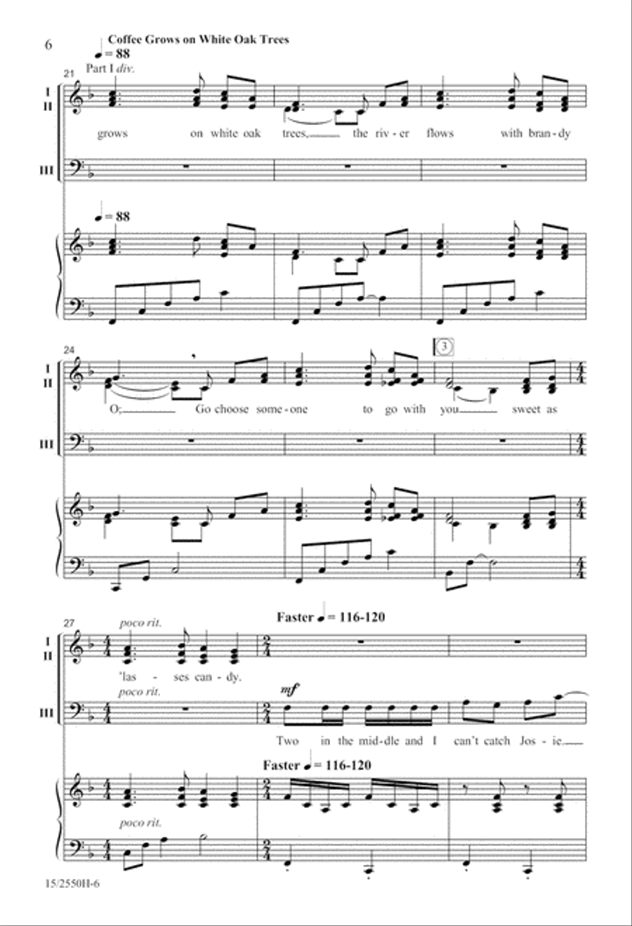 Folk Song Jubilee Folk Song Jubilee 3-Part scores gallery preview page 7