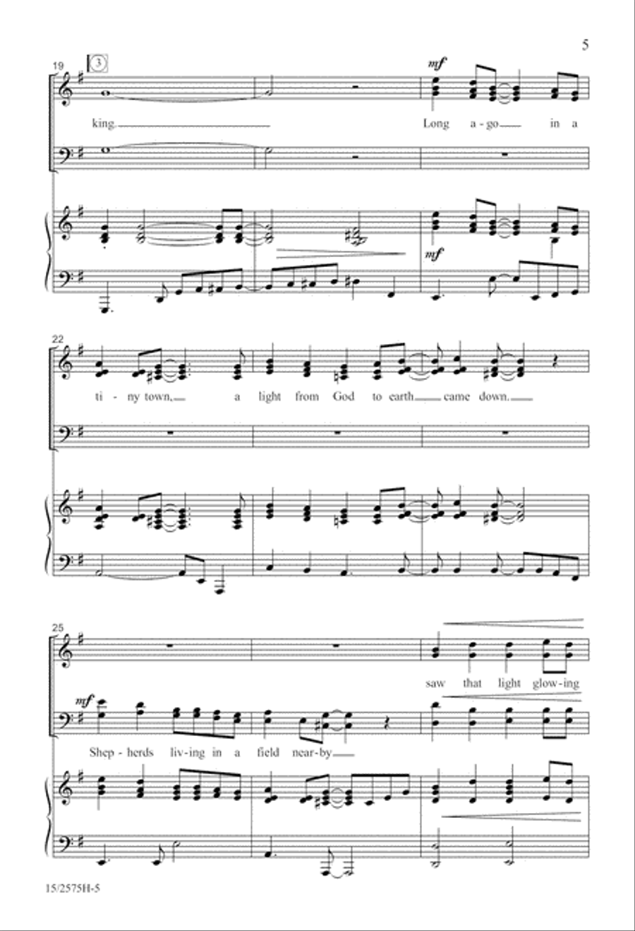 Baby Born a King Baby Born a King 4-Part scores gallery preview page 6