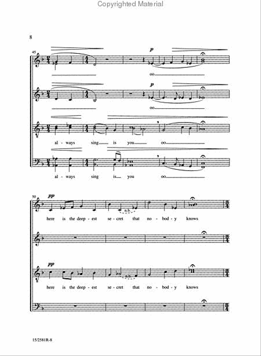 I Carry Your Heart with Me Divisi scores gallery preview page 3