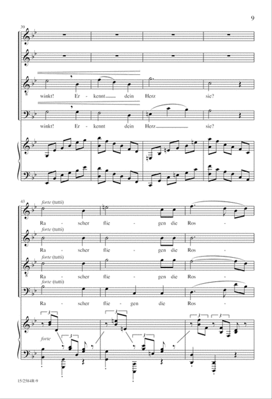 Der Abend (The Evening) Der Abend (The Evening) 4-Part scores gallery preview page 10