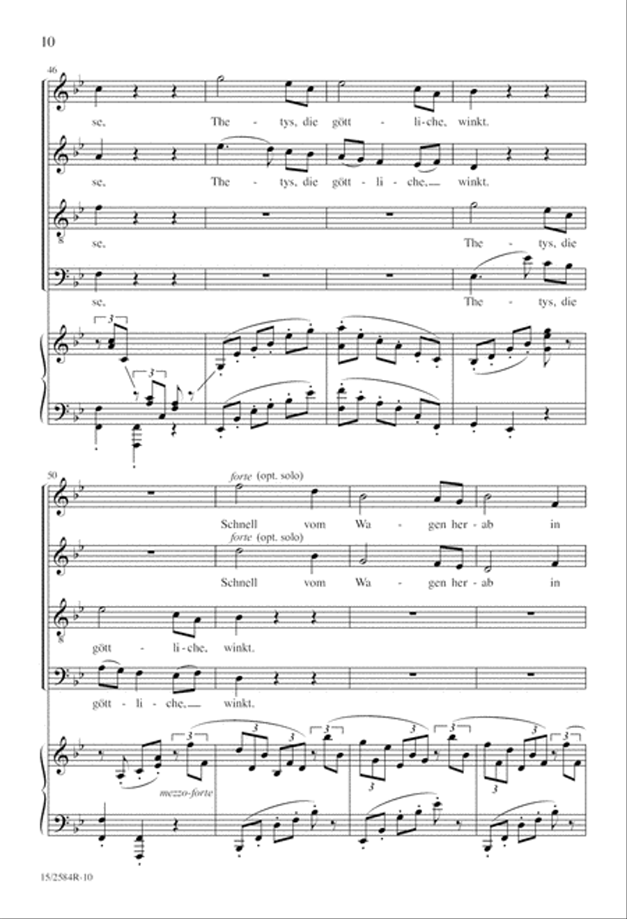 Der Abend (The Evening) Der Abend (The Evening) 4-Part scores gallery preview page 11