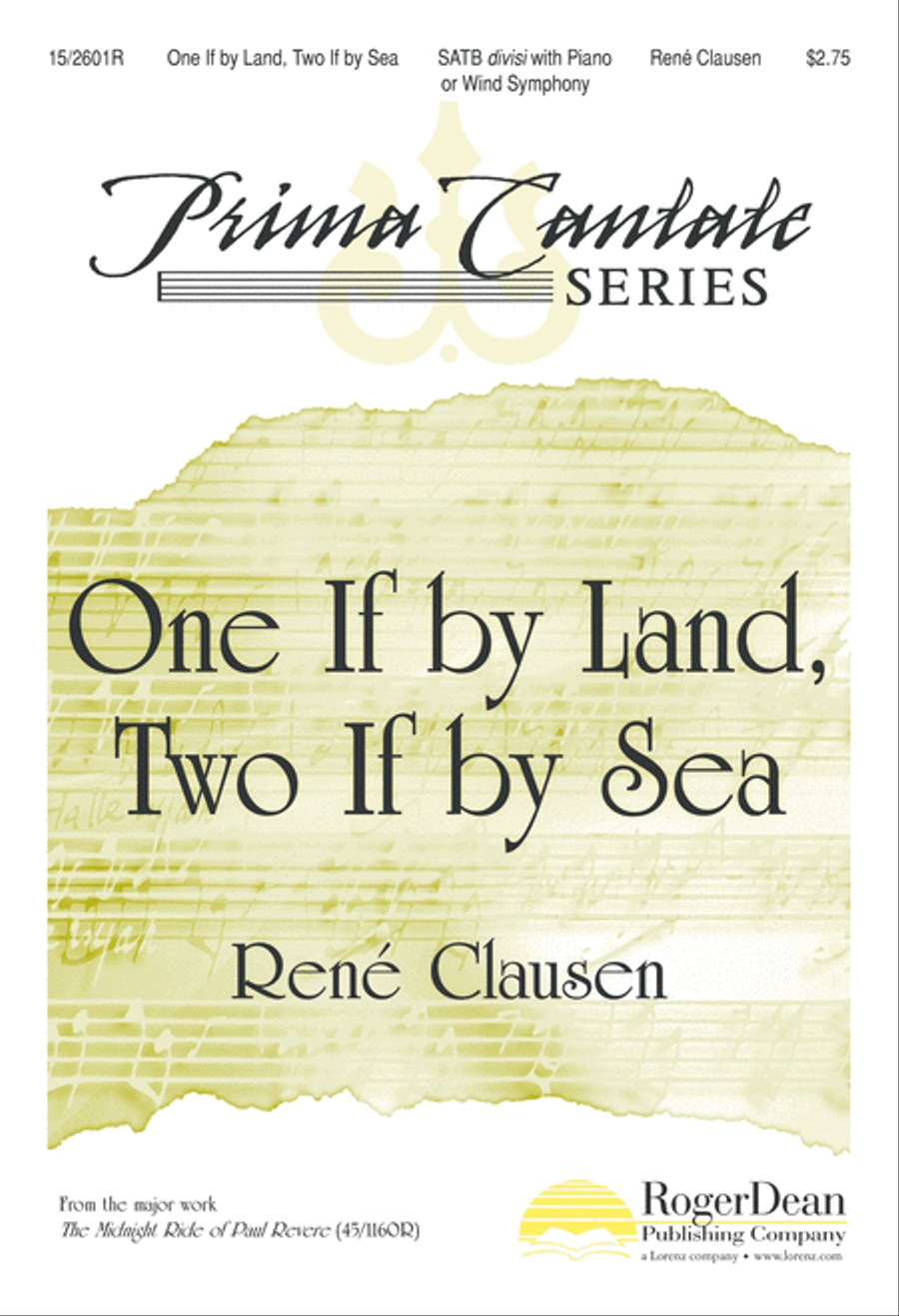 One If by Land, Two If by Sea 4-Part scores gallery preview page 2