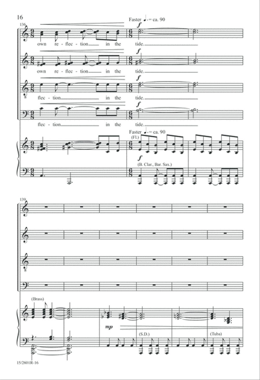 One If by Land, Two If by Sea 4-Part scores gallery preview page 17