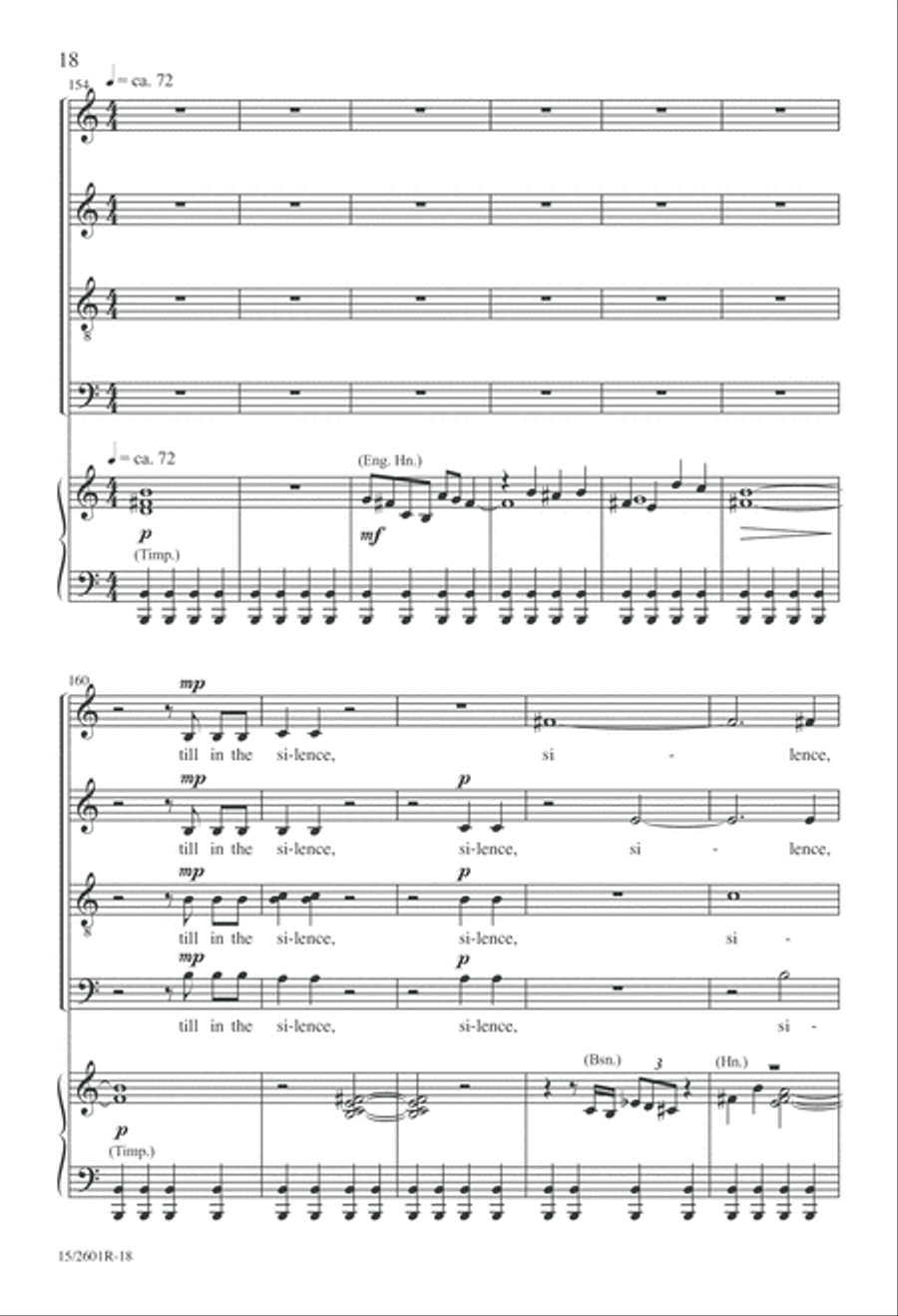 One If by Land, Two If by Sea 4-Part scores gallery preview page 19