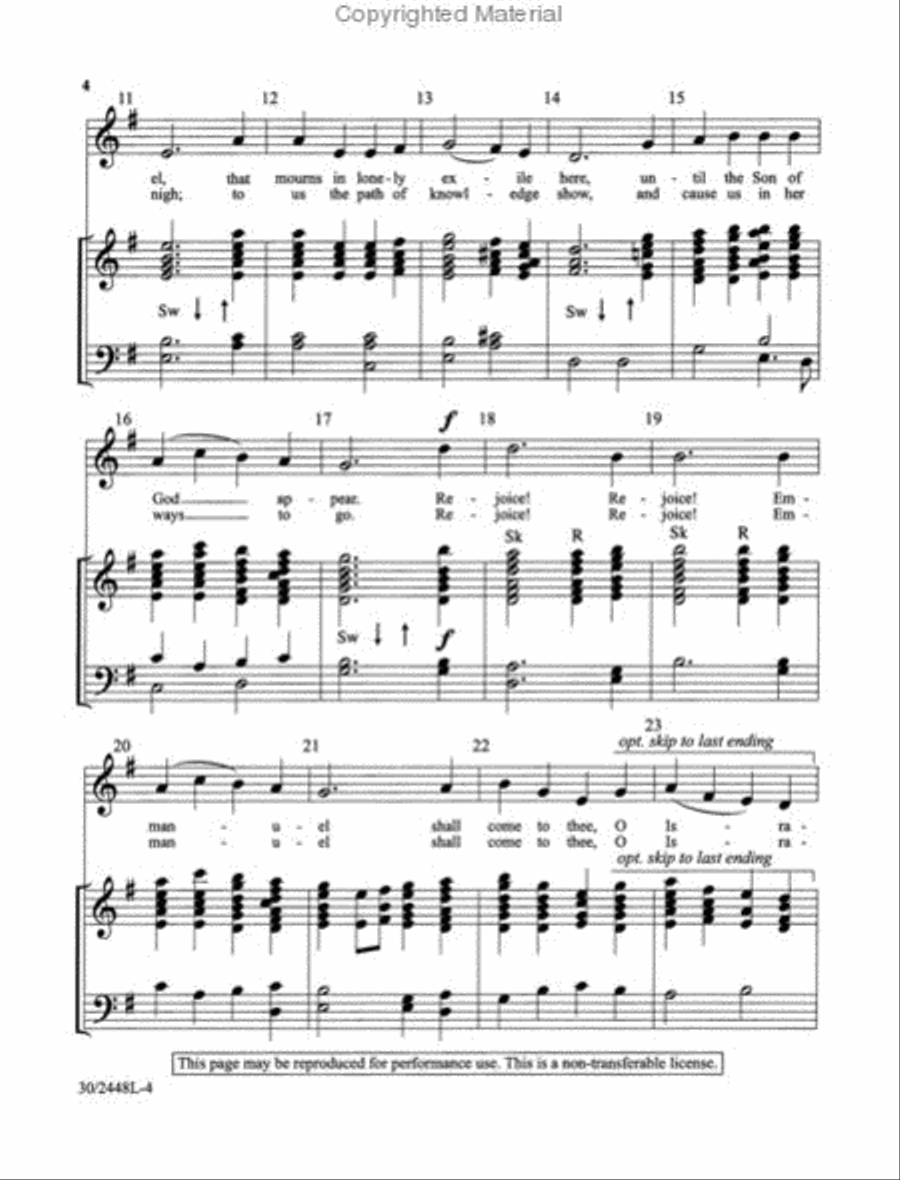 Christmas Carol Celebrations - Reproducible Handbell Part (2-3 octaves) 3-Octaves scores gallery preview page 2