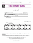 Ave Maria (2 or 3 octaves)