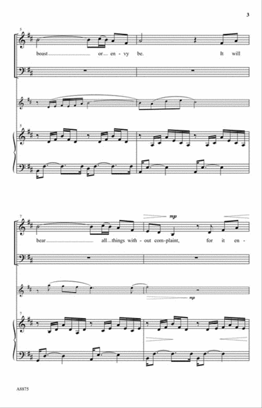 A Loving Heart A Loving Heart 4-Part scores gallery preview page 3