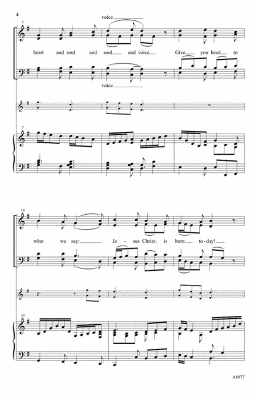Rejoice, Noel! Rejoice, Noel! 4-Part scores gallery preview page 3