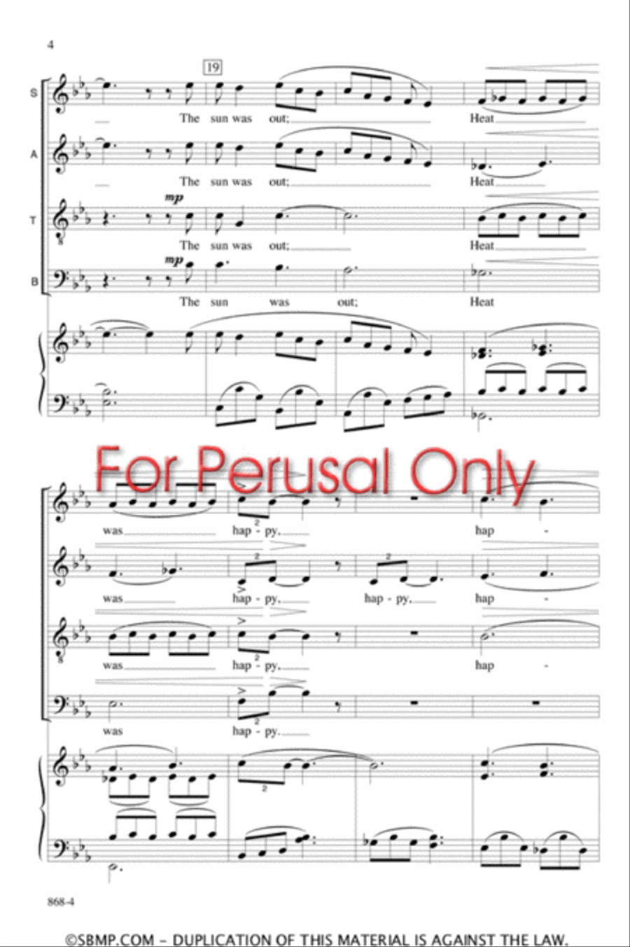 The Waking - SATB Octavo The Waking - SATB Octavo 4-Part scores gallery preview page 3