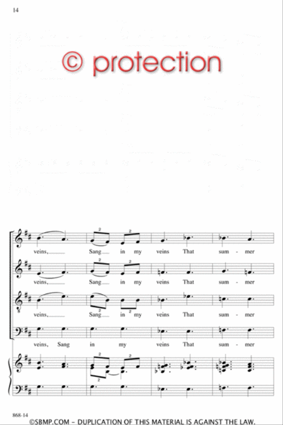 The Waking - SATB Octavo The Waking - SATB Octavo 4-Part scores gallery preview page 13