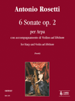 6 Sonatas Op. 2 for Harp and Violin ad libitum