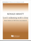 Love's redeeming work is done
