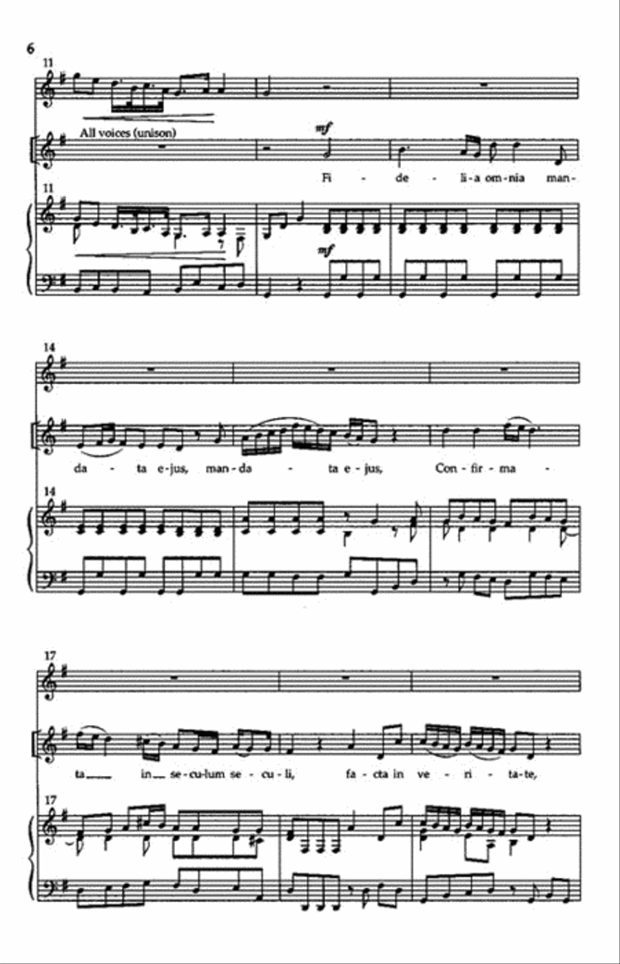 Fidelia Omnia Fidelia Omnia Choir scores gallery preview page 3