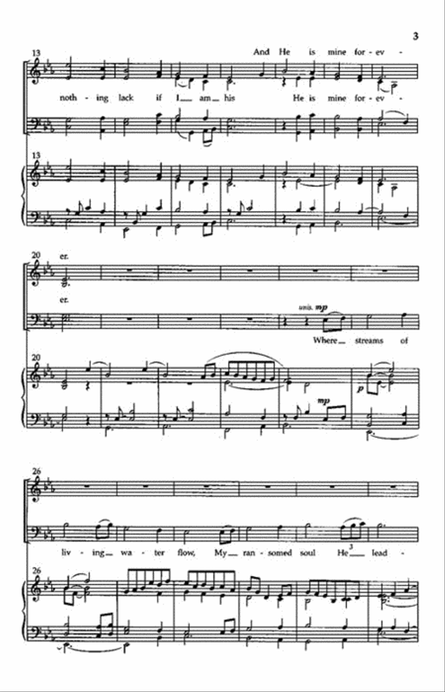 The King of Love The King of Love 4-Part scores gallery preview page 3
