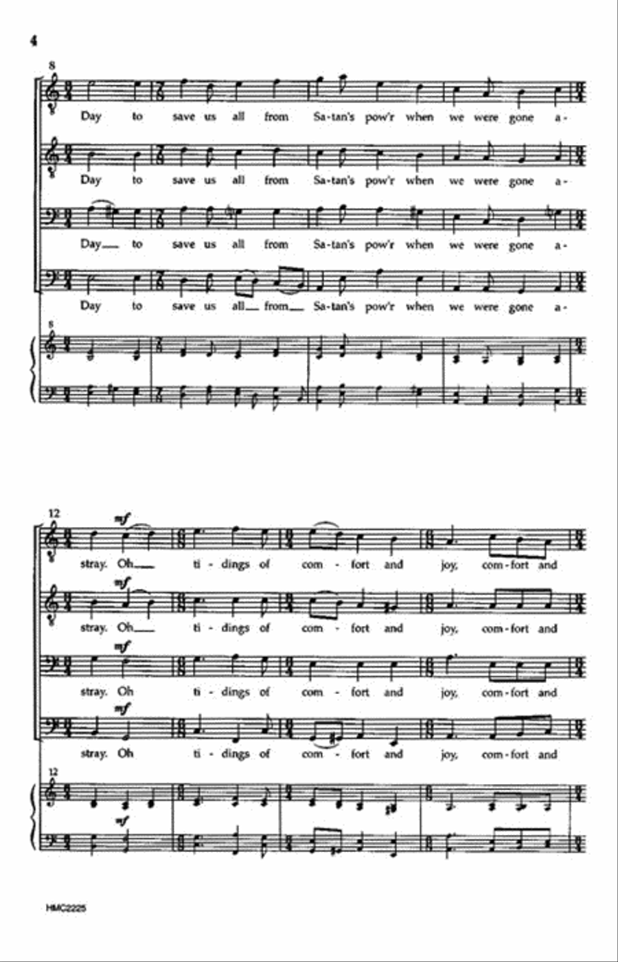 God Rest Ye Merry Gentlemen TTBB - Sheet Music page 3