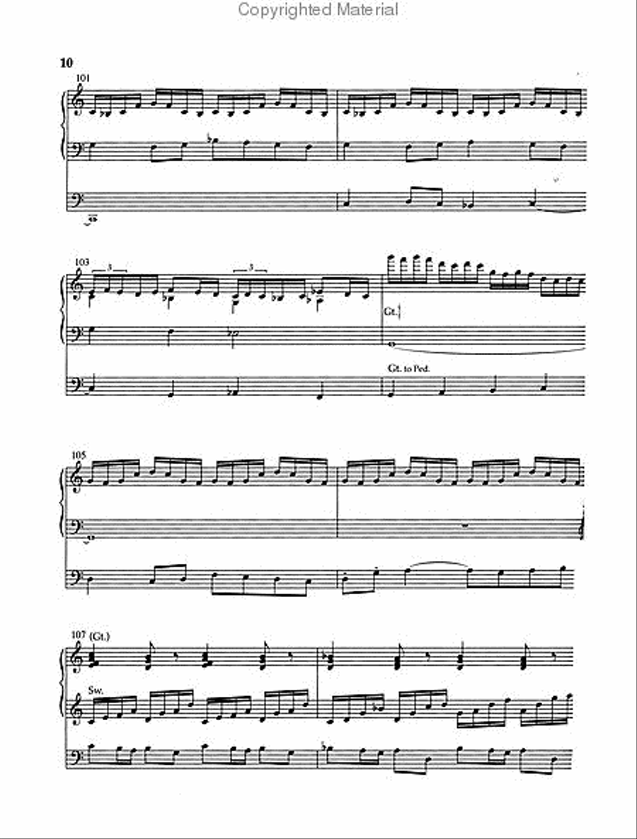 Sinfonietta Sinfonietta Organ scores gallery preview page 3