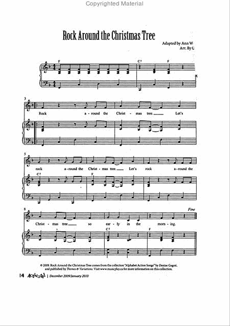 Activate! Dec 09/Jan 10 Activate! Dec 09/Jan 10 Unison Choir scores gallery preview page 2