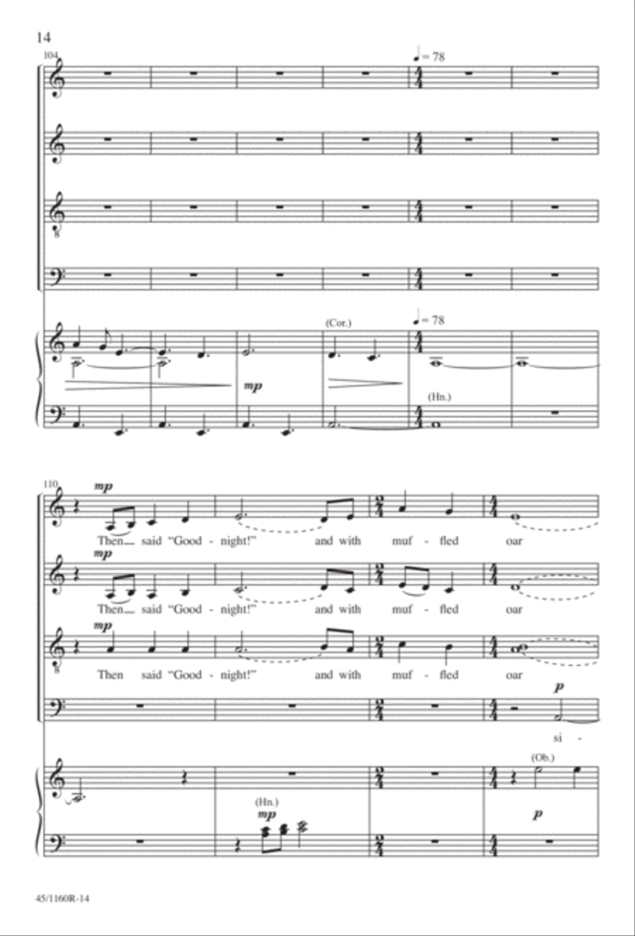 The Midnight Ride of Paul Revere Divisi scores gallery preview page 15