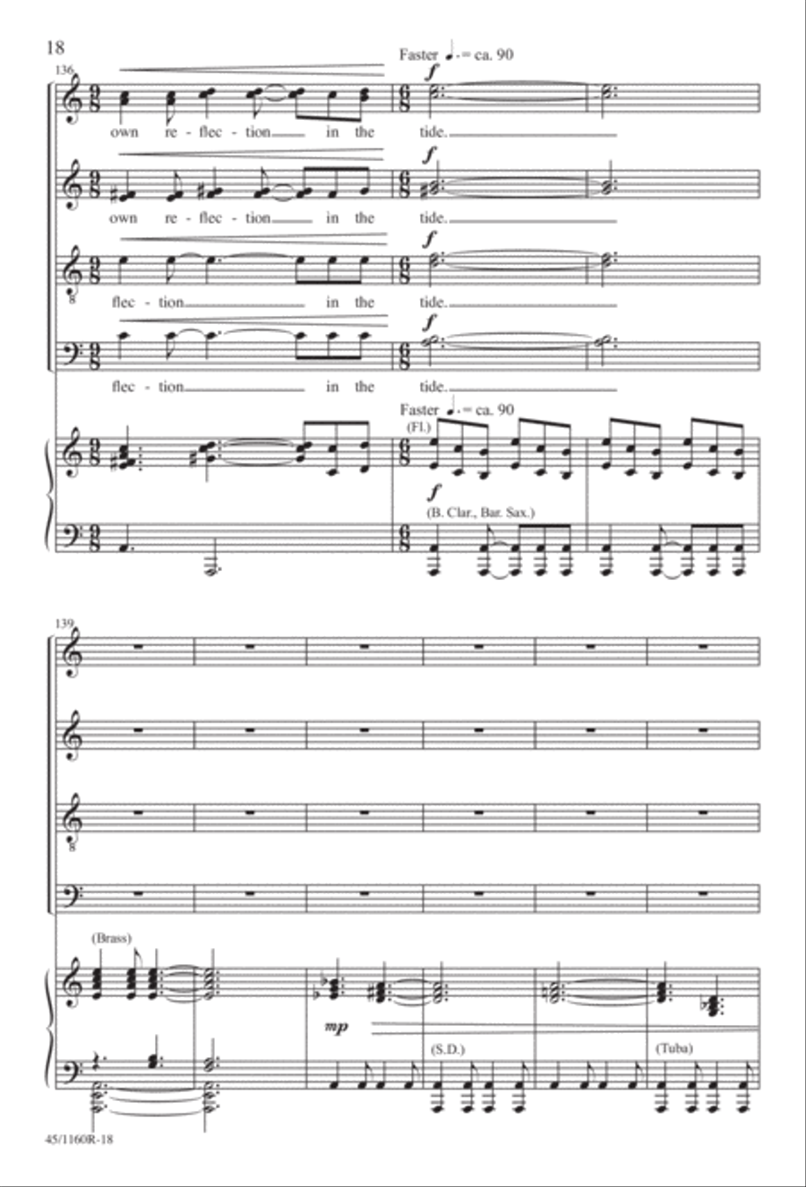 The Midnight Ride of Paul Revere Divisi scores gallery preview page 19