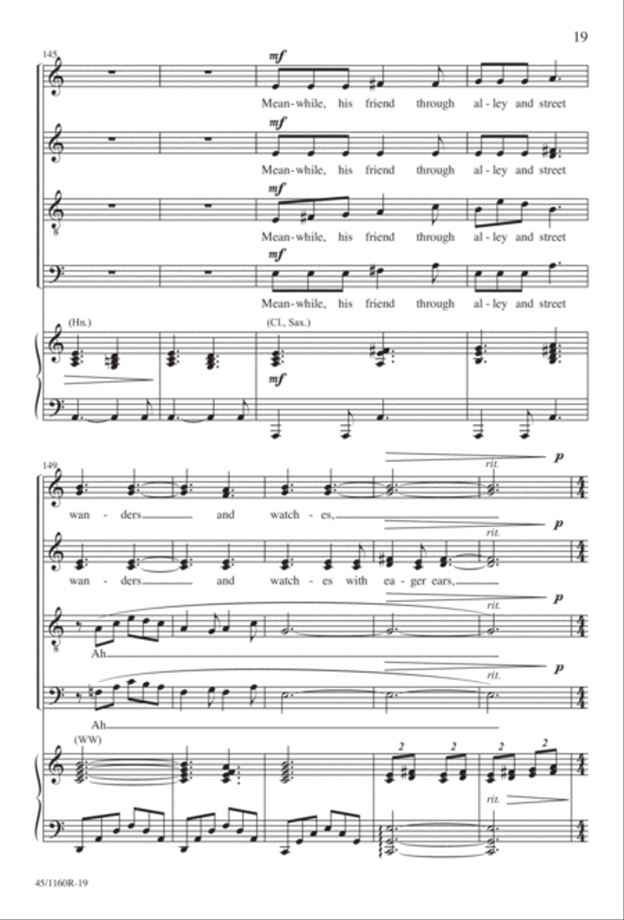 The Midnight Ride of Paul Revere Divisi scores gallery preview page 20