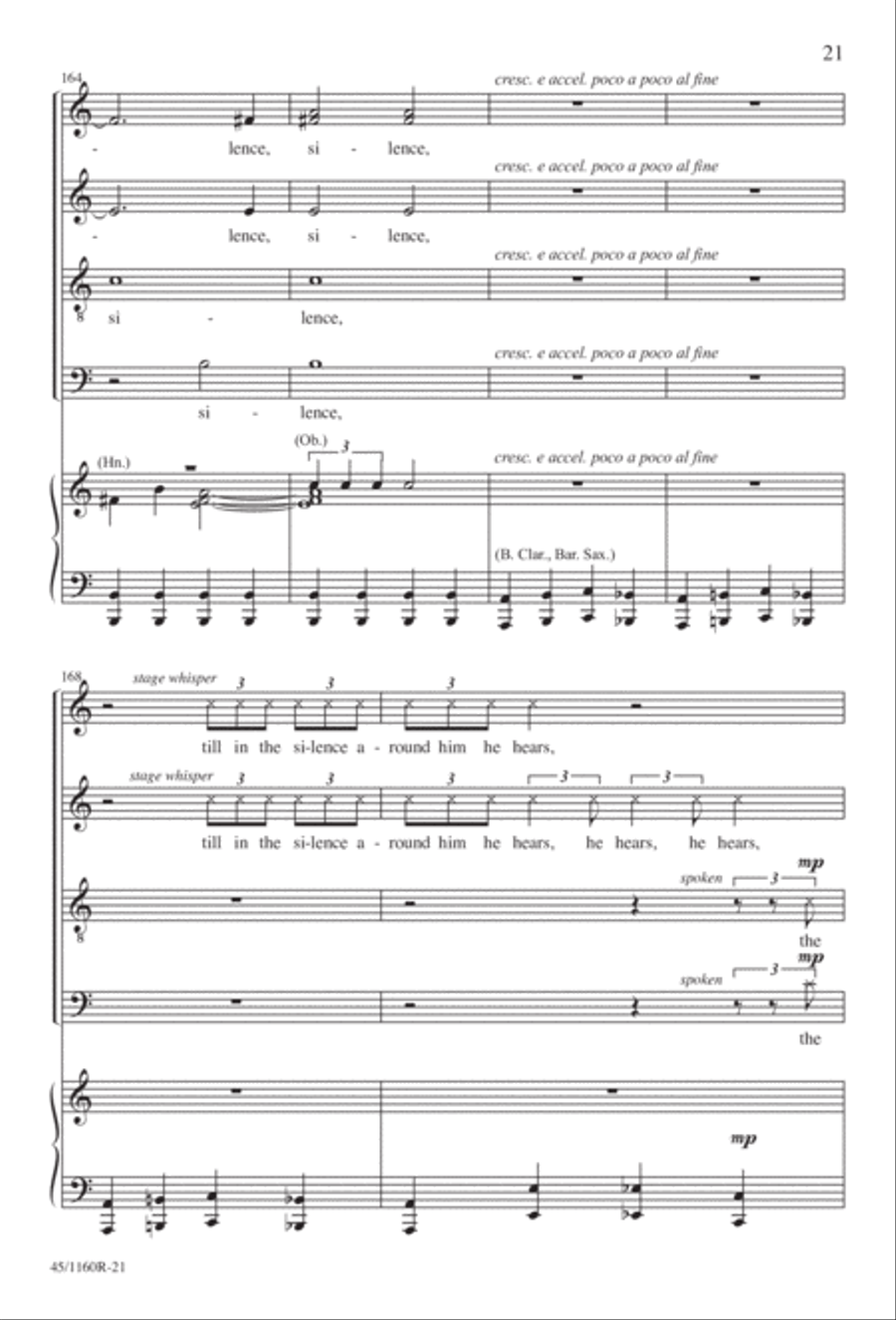 The Midnight Ride of Paul Revere Divisi scores gallery preview page 22