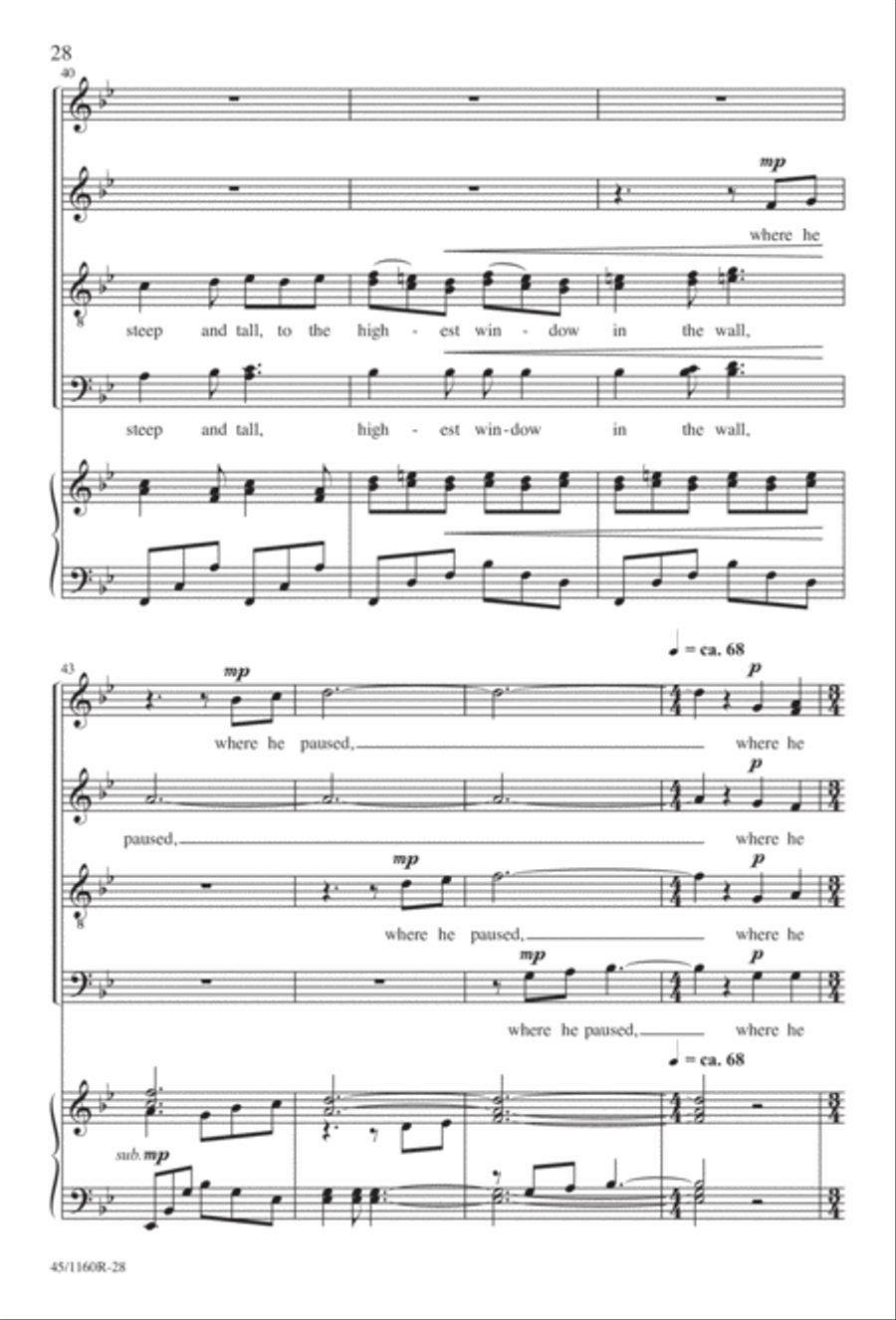 The Midnight Ride of Paul Revere Divisi scores gallery preview page 29
