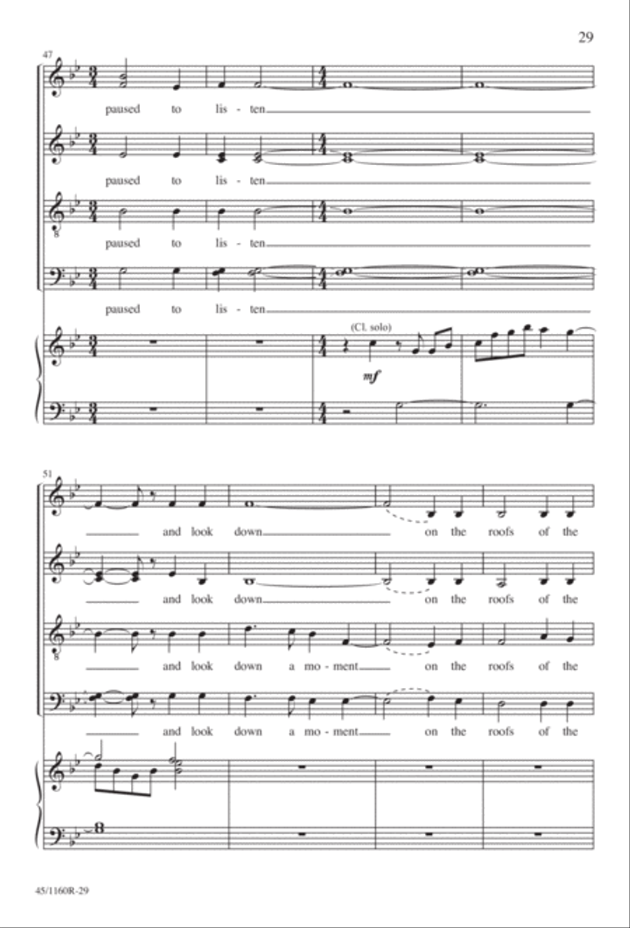 The Midnight Ride of Paul Revere Divisi scores gallery preview page 30