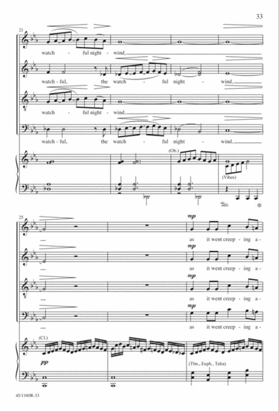 The Midnight Ride of Paul Revere Divisi scores gallery preview page 34