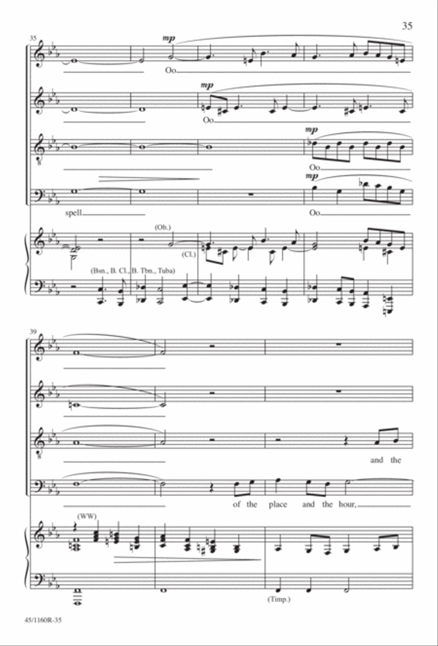 The Midnight Ride of Paul Revere Divisi scores gallery preview page 36