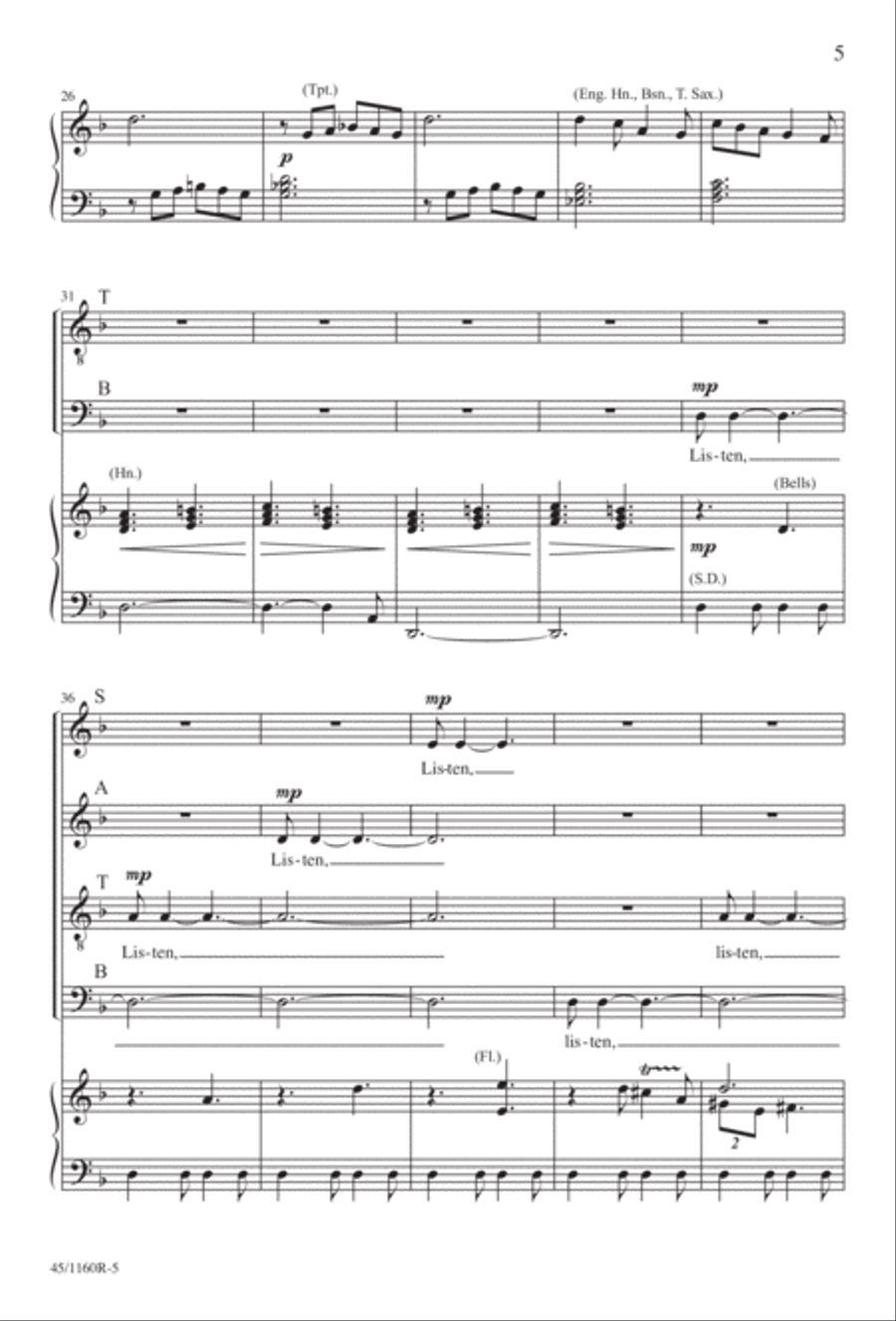 The Midnight Ride of Paul Revere Divisi scores gallery preview page 6