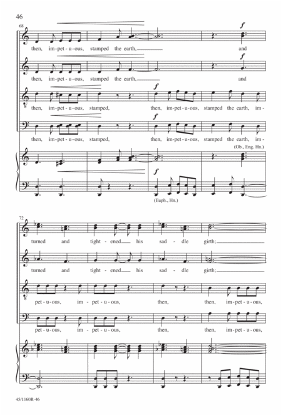 The Midnight Ride of Paul Revere Divisi scores gallery preview page 47