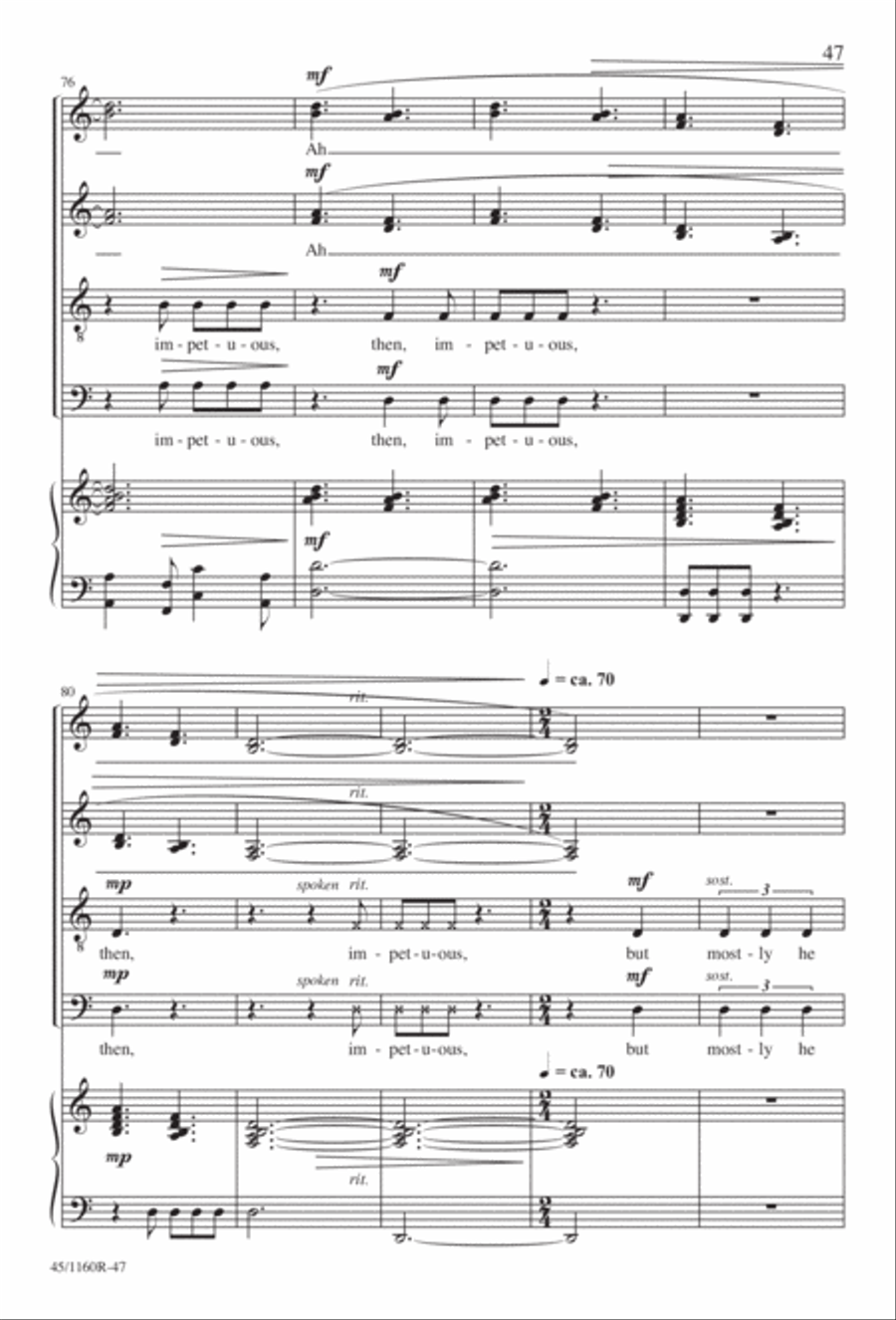 The Midnight Ride of Paul Revere Divisi scores gallery preview page 48
